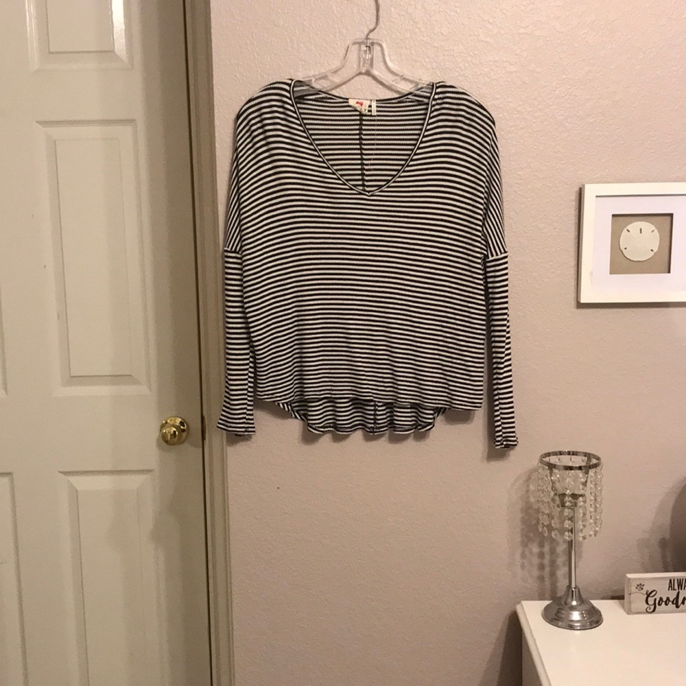 Striped long sleeve shirt